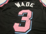 Dwyane Wade of the Miami Heat signed autographed basketball jersey PAAS COA 817