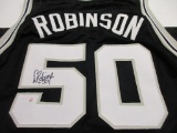David Robinson of the San Antonio Spurs signed autographed basketball jersey PAAS COA 750