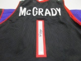 Tracy McGrady of the Toronto Raptors signed autographed basketball jersey PAAS COA 653