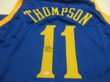 Klay Thompson of the Golden State Warriors signed autographed basketball jersey PAAS COA 932