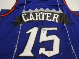 Vince Carter of the Toronto Raptors signed autographed basketball jersey PAAS COA 773