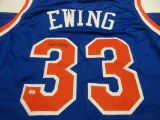 Patrick Ewing of the NY Knicks signed autographed basketball jersey PAAS COA 231
