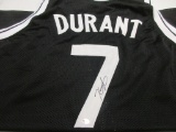 Kevin Durant of the Brooklyn Nets signed autographed basketball jersey PAAS COA 330