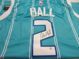 LaMelo Ball of the Charlotte Hornets signed autographed basketball jersey PAAS COA 412