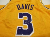 Anthony Davis of the LA Lakers signed autographed basketball jersey PAAS COA 151