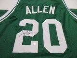 Ray Allen of the Boston Celtics signed autographed basketball jersey PAAS COA 111