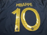 Kylian MbappÃ© signed autographed soccer jersey PAAS COA 937