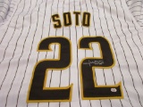 Juan Soto of the San Diego Padres signed autographed baseball jersey PAAS COA 915