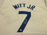 Bobby Witt Jr of the KC Royals signed autographed baseball jersey PAAS COA 485