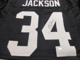 Bo Jackson of the Oakland Raiders signed autographed football jersey PAAS COA 222