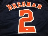 Alex Bregman of the Houston Astros signed autographed baseball jersey PAAS COA 304