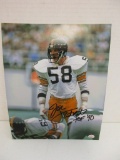 Jack Lambert of the Pittsburgh Steelers signed autographed 8x10 photo PAAS COA 501