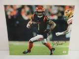 Ja'Marr Chase of the Cincinnati Bengals signed autographed in black 8x10 photo PAAS COA 581