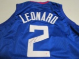 Kawhi Leonard  of the LA Clippers signed autographed basketball jersey PAAS COA 172