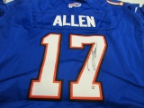 Josh Allen of the Buffalo Bills signed autographed blue football jersey PAAS COA 386