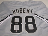 Luis Robert of the Chicago White Sox signed autographed baseball jersey PAAS COA 087