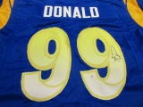 Aaron Donald of the LA Rams signed autographed football jersey PAAS COA 494