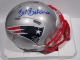 Bill Belichick of the NE Patriots signed autographed mini helmet PAAS COA 186