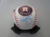Alex Bregman of the Houston Astros signed autographed logo baseball PAAS COA 551