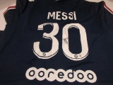 Leo Messi signed autographed soccer jersey PAAS COA 844