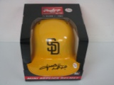 Juan Soto of the SD Padres signed autographed mini baseball helmet PAAS COA 707