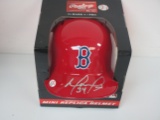 David Ortiz of the Boston Red Sox signed autographed mini baseball helmet PAAS COA 734