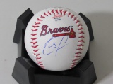 Ronald Acuna Jr of the Atlanta Braves signed autographed logo baseball PAAS COA 770