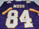 Randy Moss of the Minnesota Vikings signed autographed football jersey PAAS COA 635