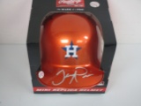 Jeremy Pena of the Houston Astros signed autographed mini baseball helmet PAAS COA 724