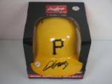 Oneil Cruz of the Pittsburgh Pirates signed autographed mini baseball helmet PAAS COA 730