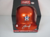 Jose Altuve of the Houston Astros signed autographed mini baseball helmet PAAS COA 714