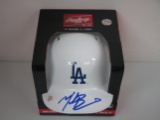 Mookie Betts of the LA Dodgers signed autographed mini baseball helmet PAAS COA 753