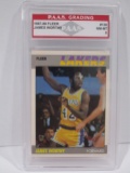 James Worthy Lakers 1987-88 Fleer #130 graded PAAS NM-MT 8