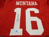 Joe Montana of the San Francisco 49ers signed autographed football jersey ERA COA 356