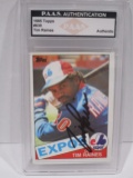 Tim Raines of the Montreal Expos signed autographed slabbed baseball card PAAS Authentic 402