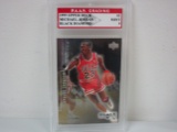 Michael Jordan Bulls 1999 UD Black Diamond #3 graded PAAS Mint 9