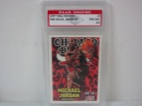 Michael Jordan Bulls 1997 NBA Hoops #1 graded PAAS NM-MT 8.5