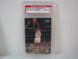 Michael Jordan Bulls 1998-99 Fleer Tradition #23 graded PAAS Gem Mint 9.5