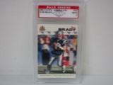 Tom Brady Patriots 2002 Pacific Adrenaline #163 graded PAAS Mint 9