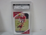 George Kittle of the San Francisco 49ers signed autographed slabbed football card PAAS Authentic 537