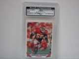 Derrick Thomas of the KC Chiefs signed autographed slabbed football card PAAS Authentic 611