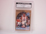 Scottie Pippen of the Chicago Bulls signed autographed slabbed basketball card PAAS Authentic 554