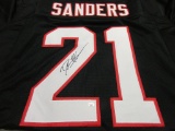 Deion Sanders of the Atlanta Falcons signed autographed football jersey PAAS COA 798