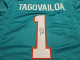 Tua Tagovailoa of the Miami Dolphins signed autographed football jersey PAAS COA 175