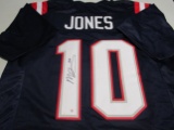 Mac Jones of the New England Patriots signed autographed football jersey PAAS COA 033