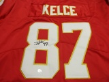 Travis Kelce of the KC Chiefs signed autographed football jersey PAAS COA 229