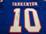 Fran Tarkenton of the NY Giants signed autographed football jersey PAAS COA 841