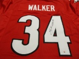 Herschel Walker of the Georgia Bulldogs signed autographed football jersey PAAS COA 005