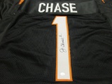 Ja'Marr Chase of the Cincinnati Bengals signed autographed football jersey PAAS COA 073
