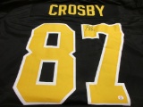 Sidney Crosby of the Pittsburgh Penguins signed autographed hockey jersey PAAS COA 129